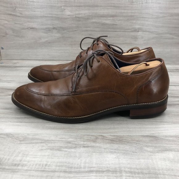 Cole Haan Brown Leather Oxfords Men's Size 8M - Picture 1 of 12